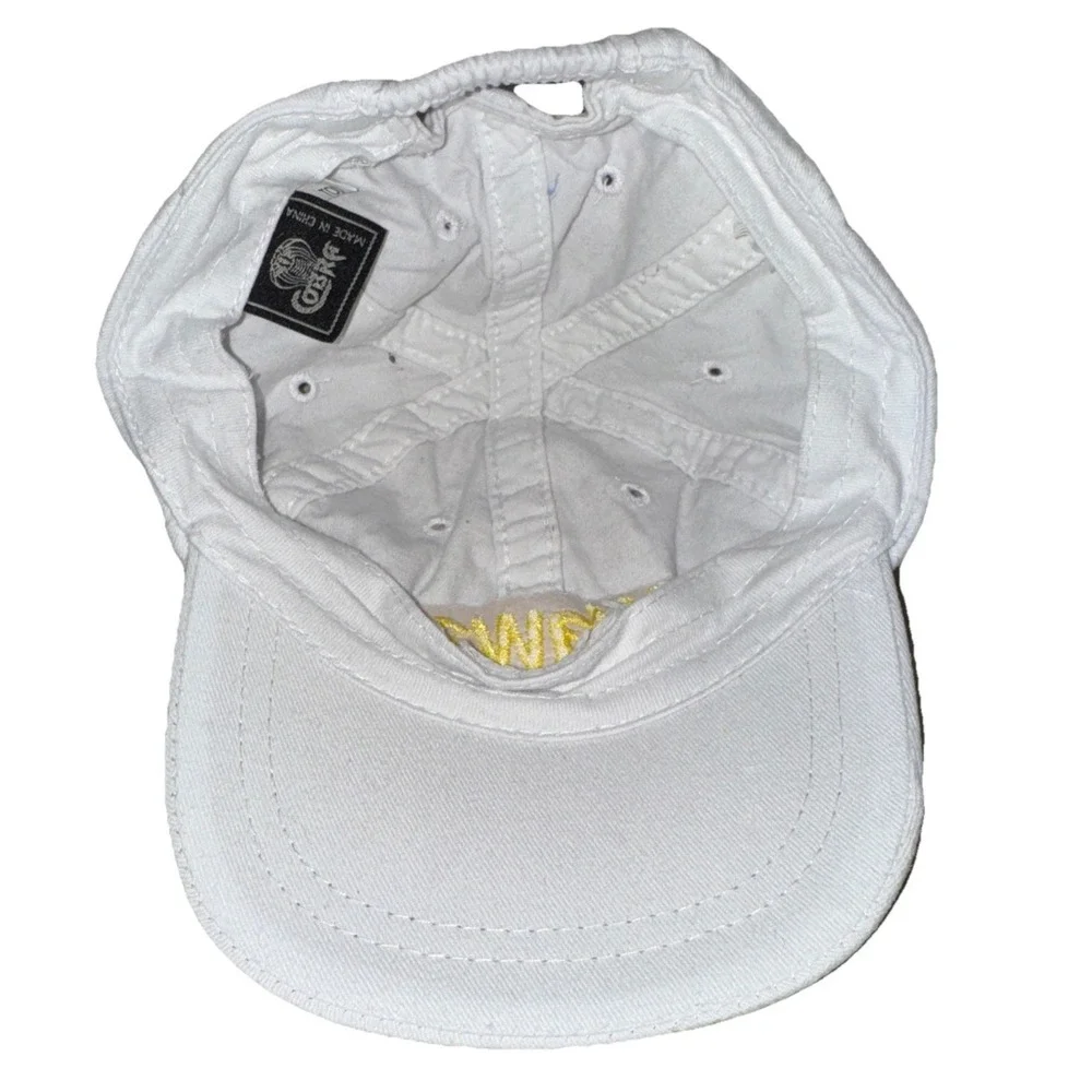 Wawa Toddler White Baseball Cap Yellow Logo Toddler Hat One Size